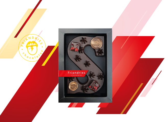 Chocoladeletter vegan puur