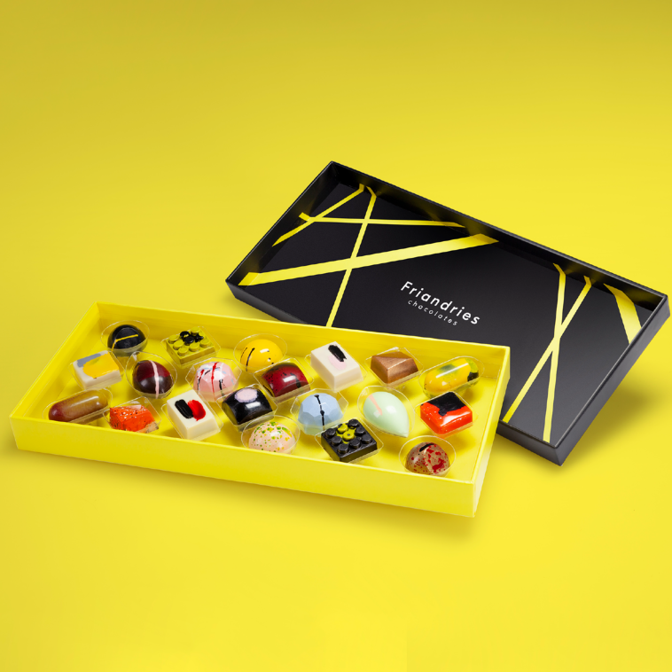 Verschillende soorten moederdag chocolade